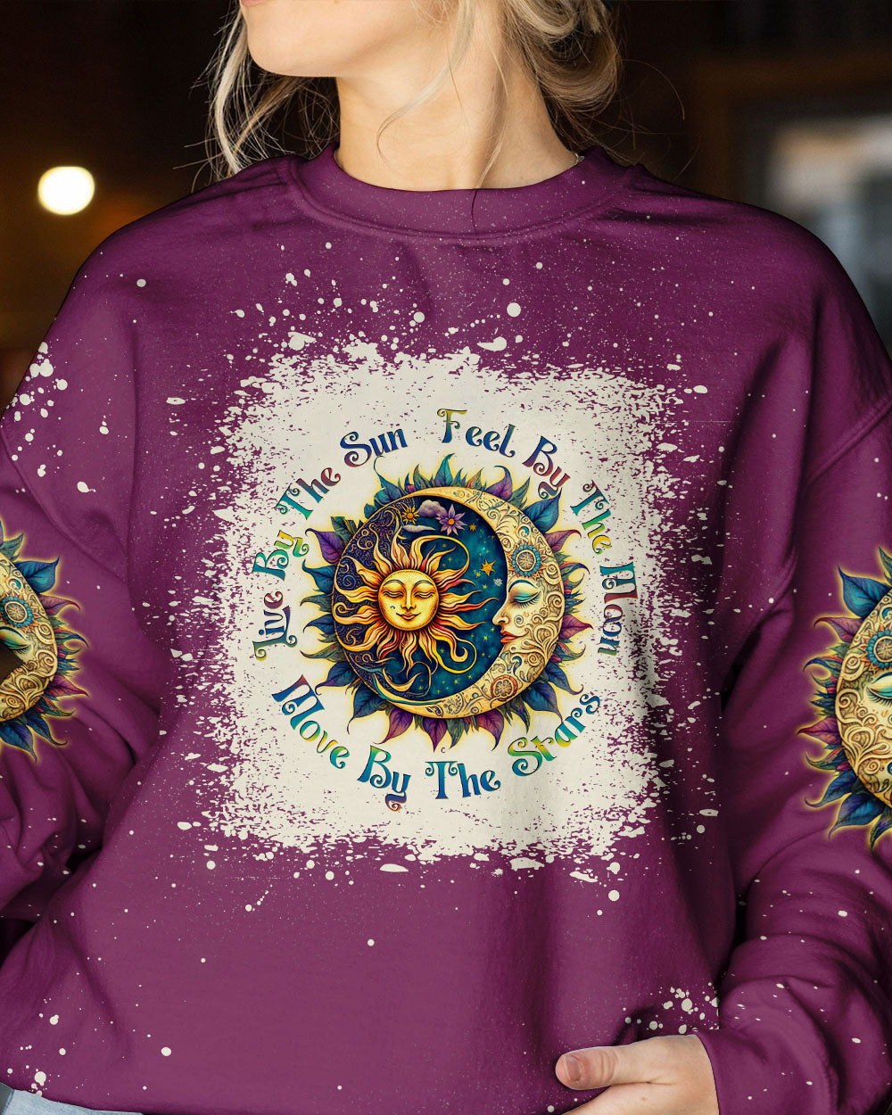LIVE BY THE SUN BLEACHED ALL OVER PRINT - YHDU0405233