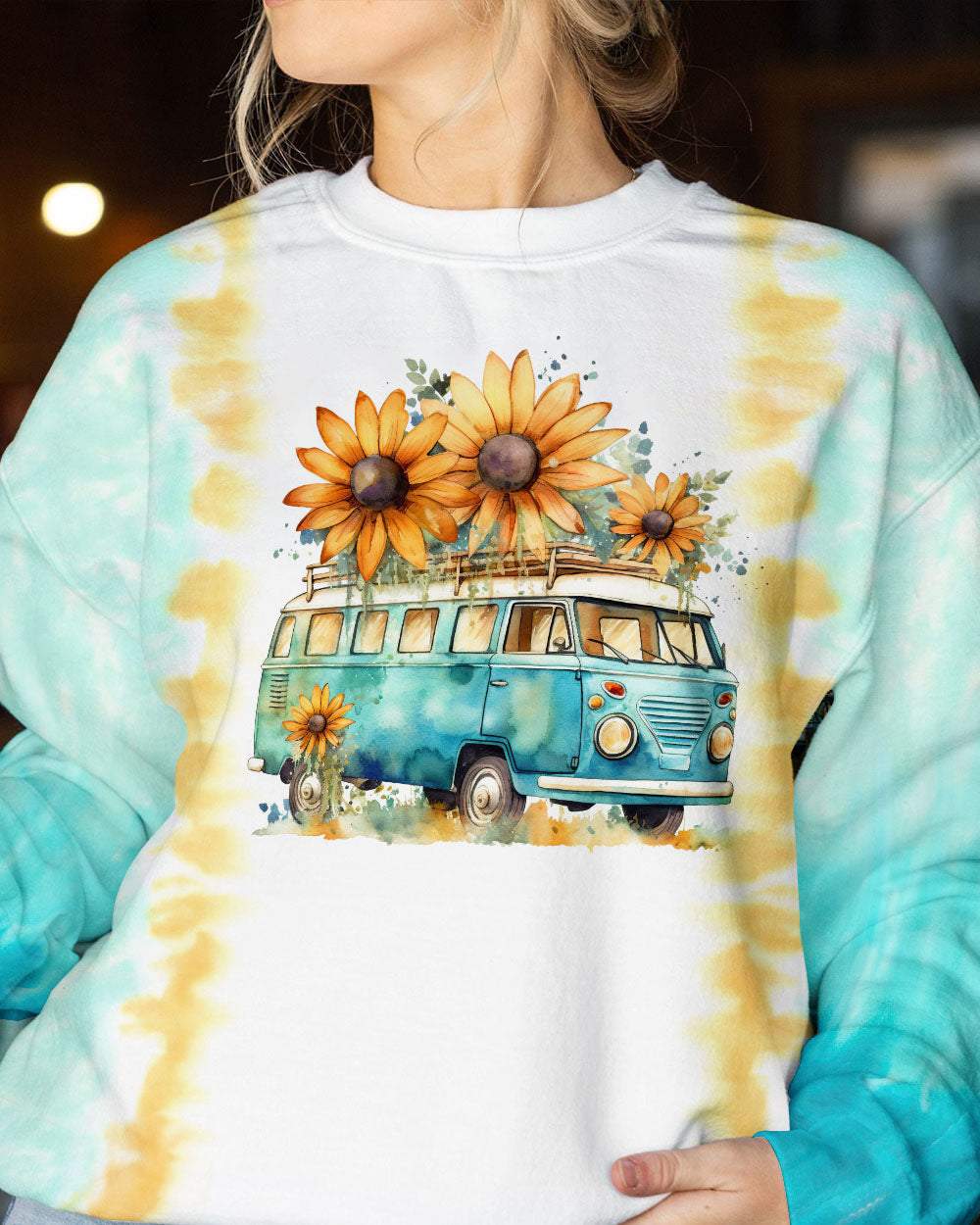 RUNNING AGAINST THE WIND TIE DYE ALL OVER PRINT - TLTW1105233