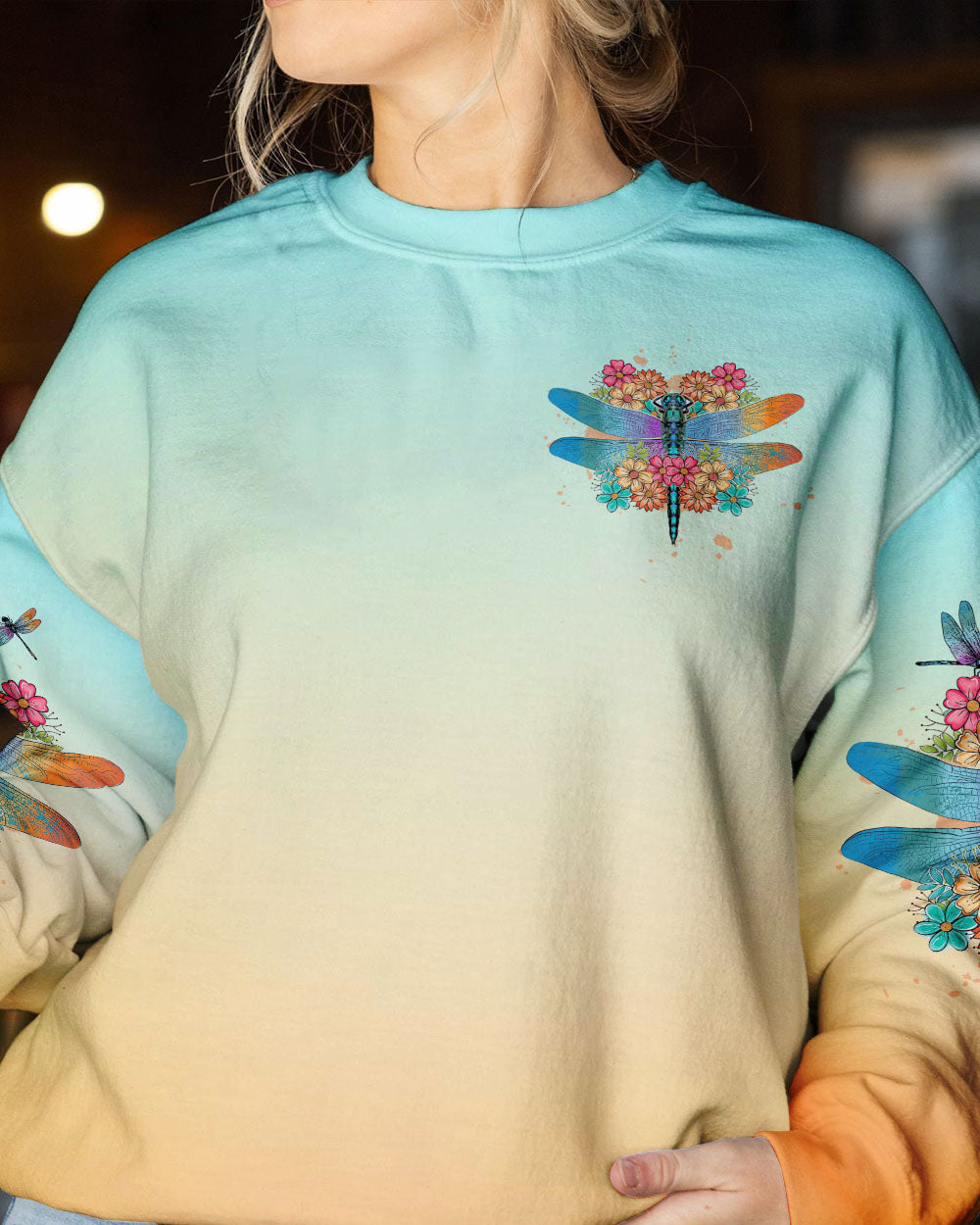 ONCE YOU BECOME FEARLESS DRAGONFLY ALL OVER PRINT - TLTW1205231