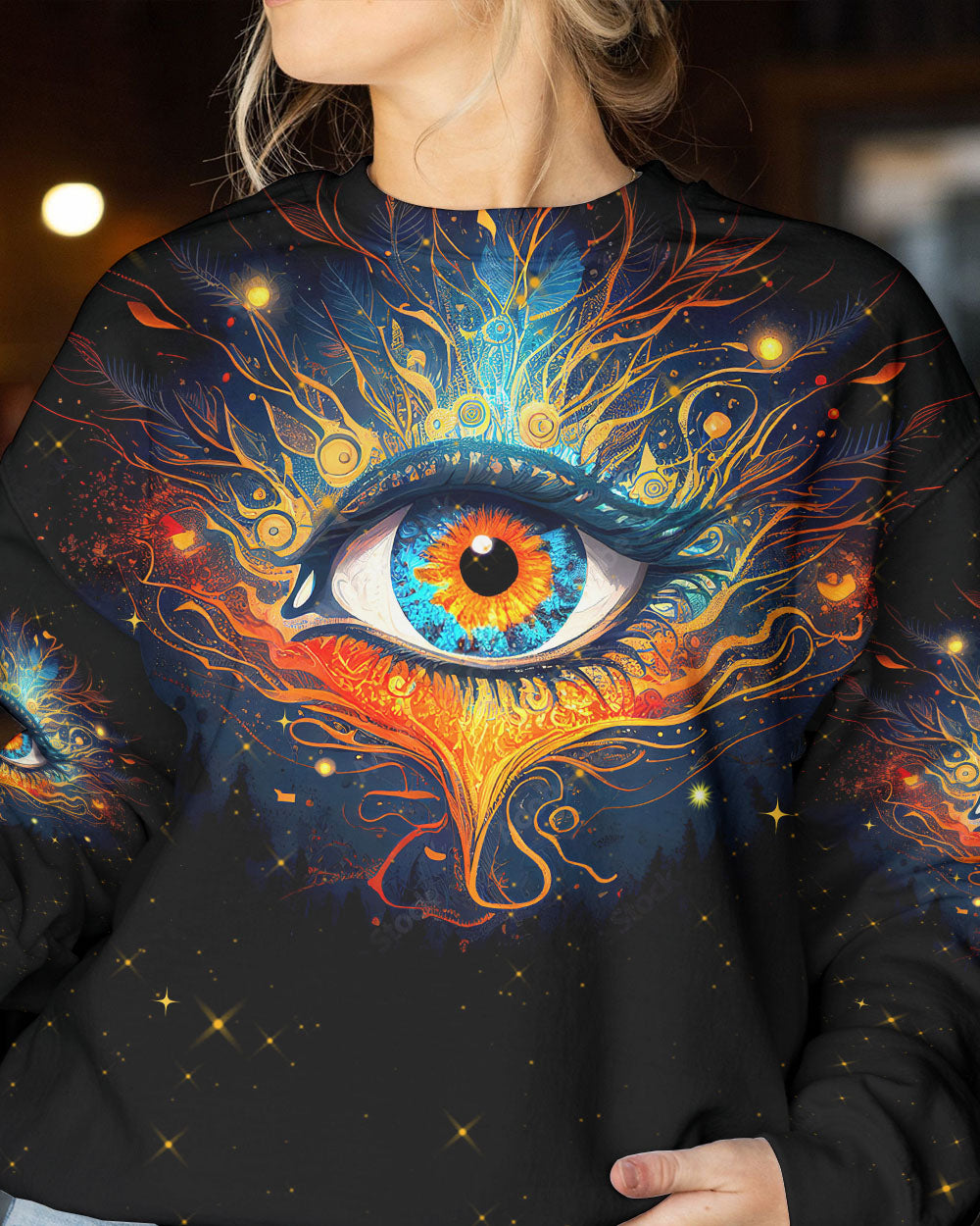 THE EYES ARE USELESS WHEN THE MIND IS BLIND ALL OVER PRINT - TYTM0804231