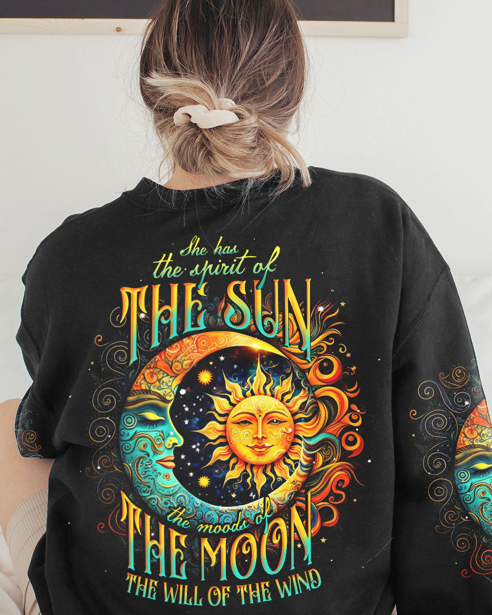 SHE HAS THE SPIRIT OF THE SUN ALL OVER PRINT - TLNT0805232