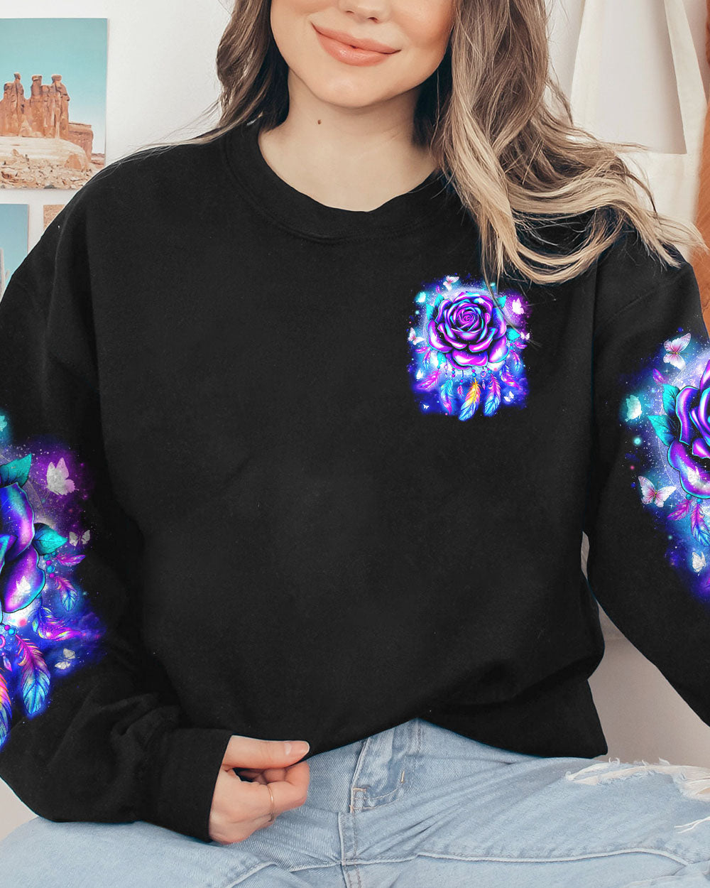 WHISPER OF WISDOM ROSE ALL OVER PRINT - TYTM1704231