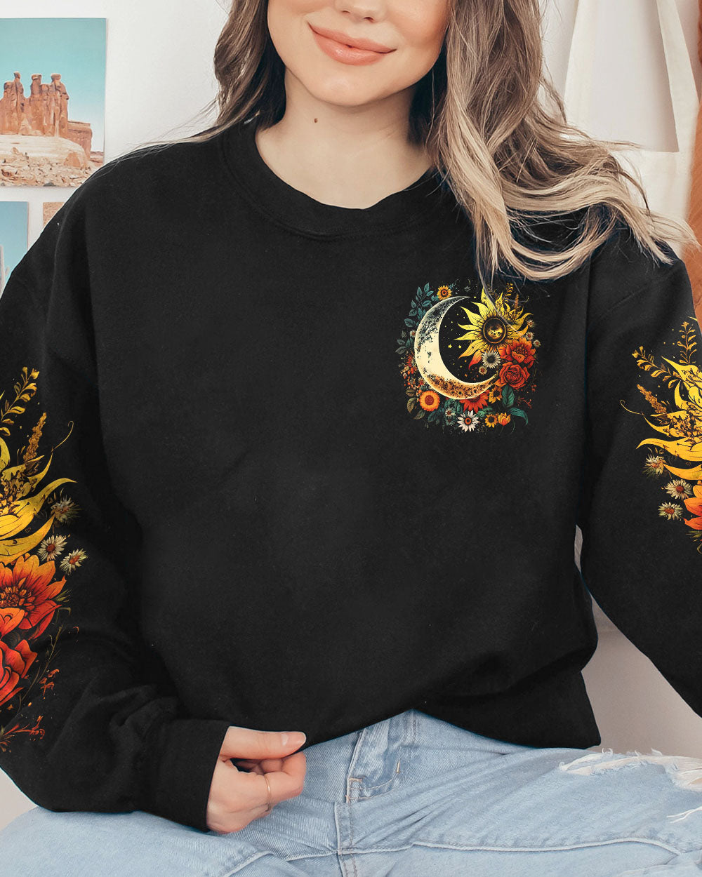 WILD THING FLORAL MOON ALL OVER PRINT - TLNT2504234