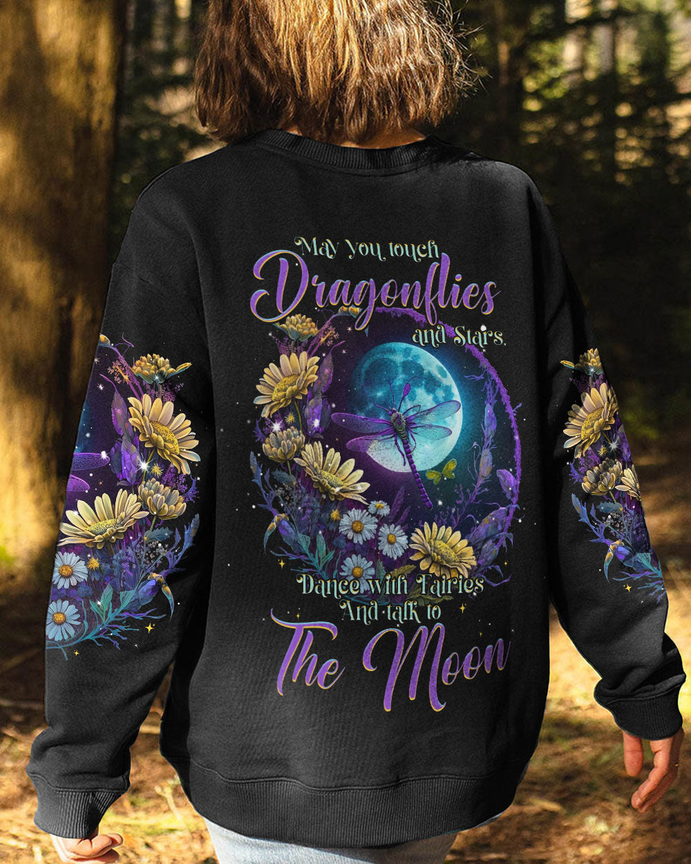 MAY YOU TOUCH DRAGONFLIES AND STARS ALL OVER PRINT - TLNT0505234