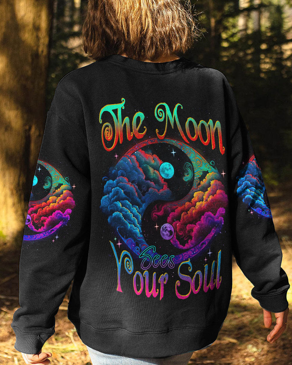 THE MOON SEES YOUR SOUL COLORFUL ALL OVER PRINT - TLNZ2404231