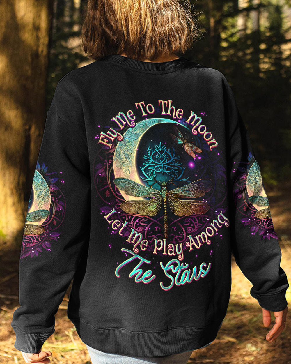 FLY ME TO THE MOON DRAGONFLY ALL OVER PRINT - TLNO2004232