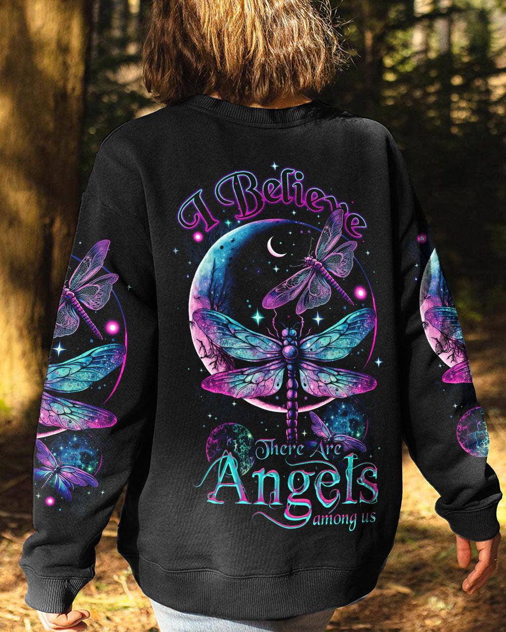 I BELIEVE THERE ARE ANGELS AMONG US ALL OVER PRINT - TY1904234