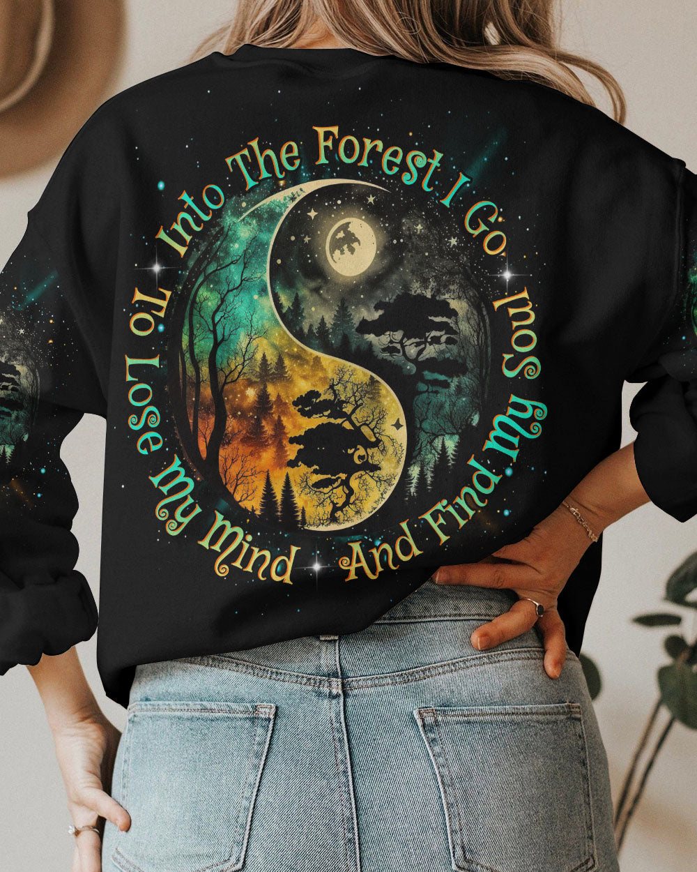 INTO THE FOREST I GO YINYANG ALL OVER PRINT - TLTR1904233