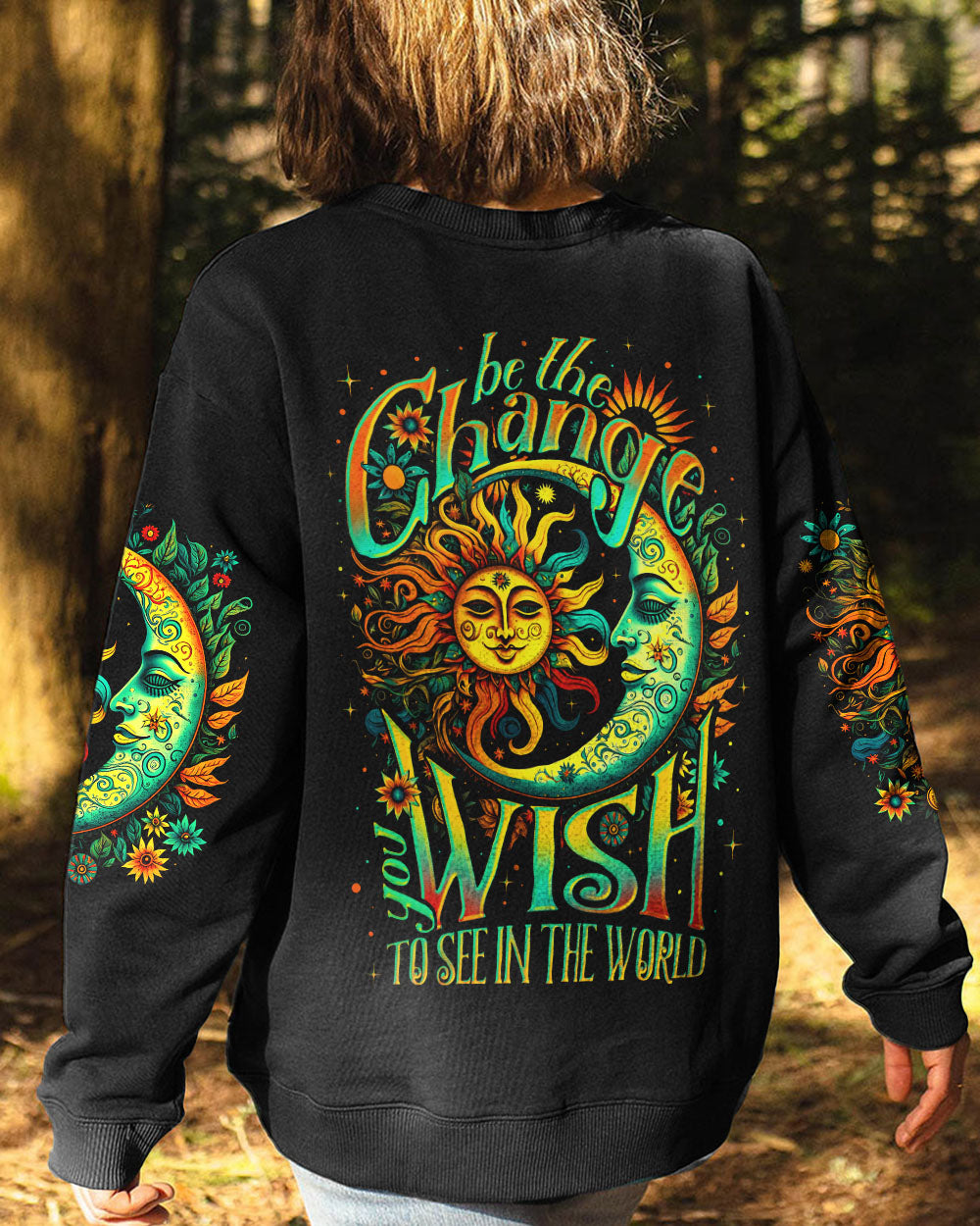 BE THE CHANGE YOU WISH ALL OVER PRINT - TY1105232