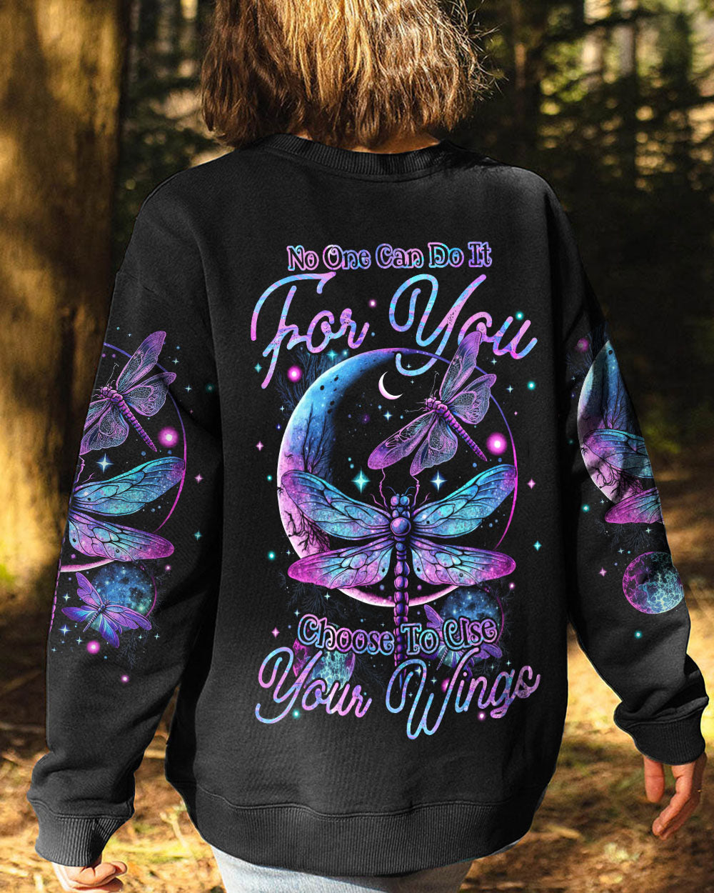 CHOOSE TO USE YOUR WINGS DRAGONFLY ALL OVER PRINT - TYTM0304233