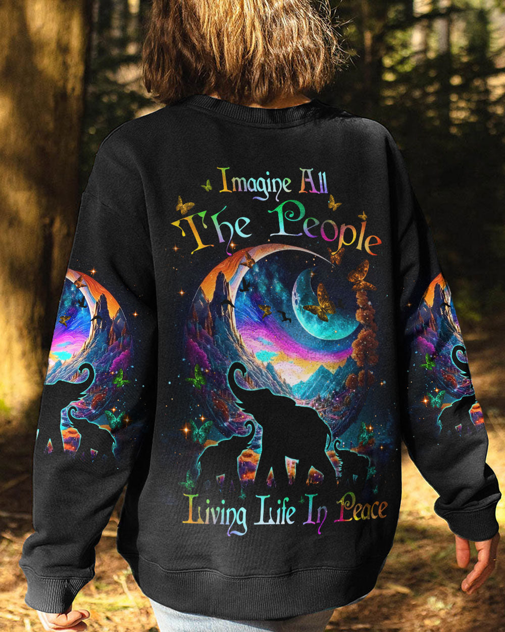 IMAGINE ALL THE PEOPLE LIVING LIFE IN PEACE ALL OVER PRINT - YHDU2403231