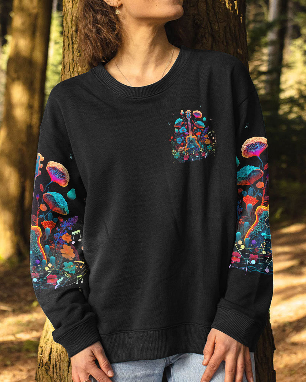 WHISPER WORDS OF WISDOM NEON GUITAR ALL OVER PRINT - TLNT1904231