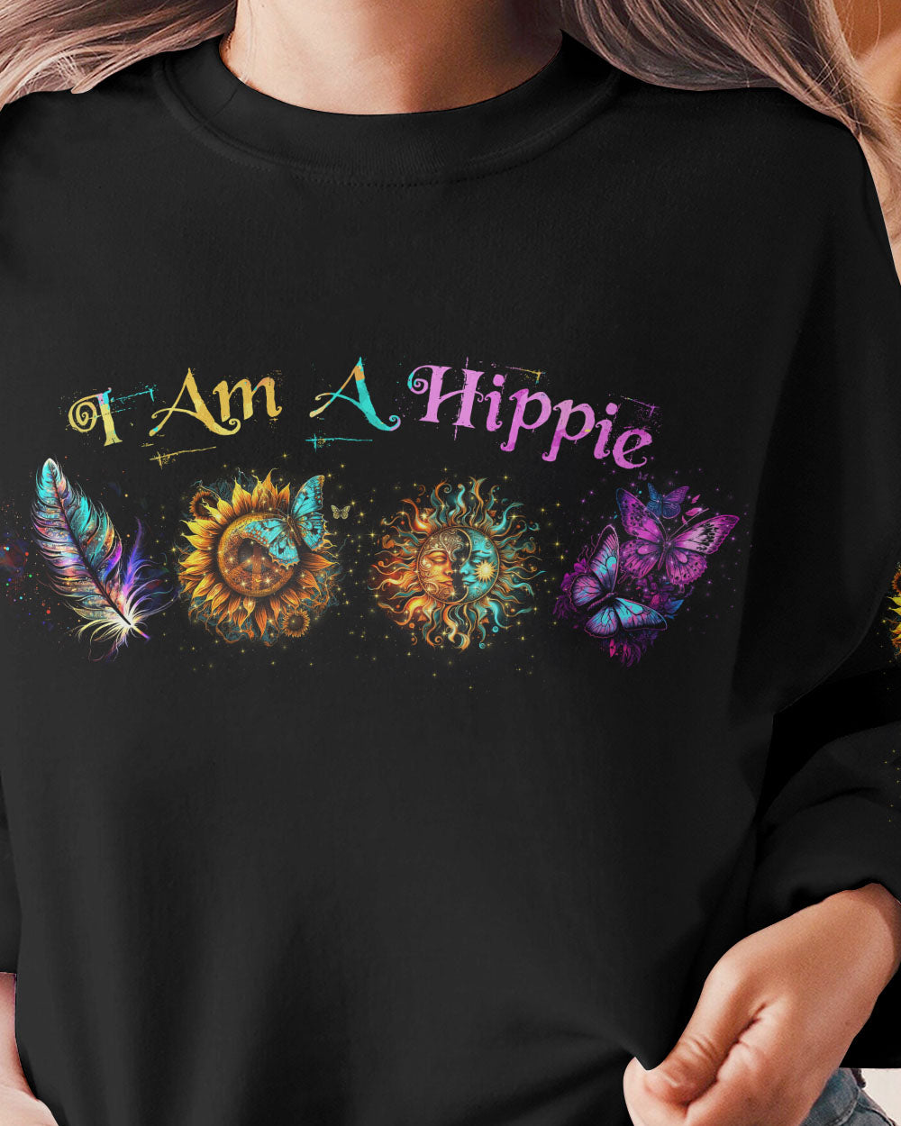 I AM A HIPPIE ALL OVER PRINT - TYTD2104231