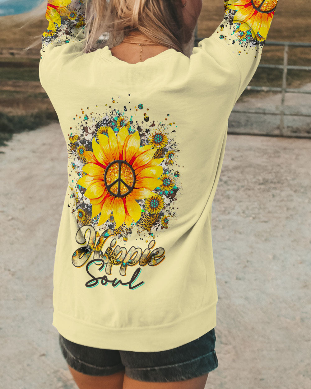 HIPPIE SOUL SUNFLOWER ALL OVER PRINT - TLTR1904231