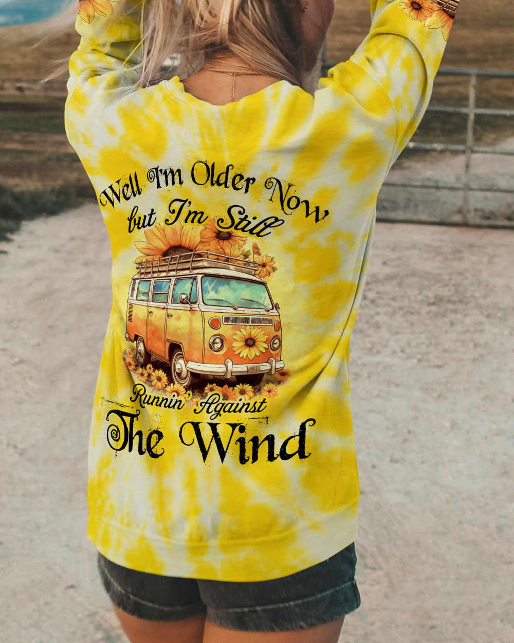 RUNNING AGAINST THE WIND TIE DYE ALL OVER PRINT - TYTD0905234