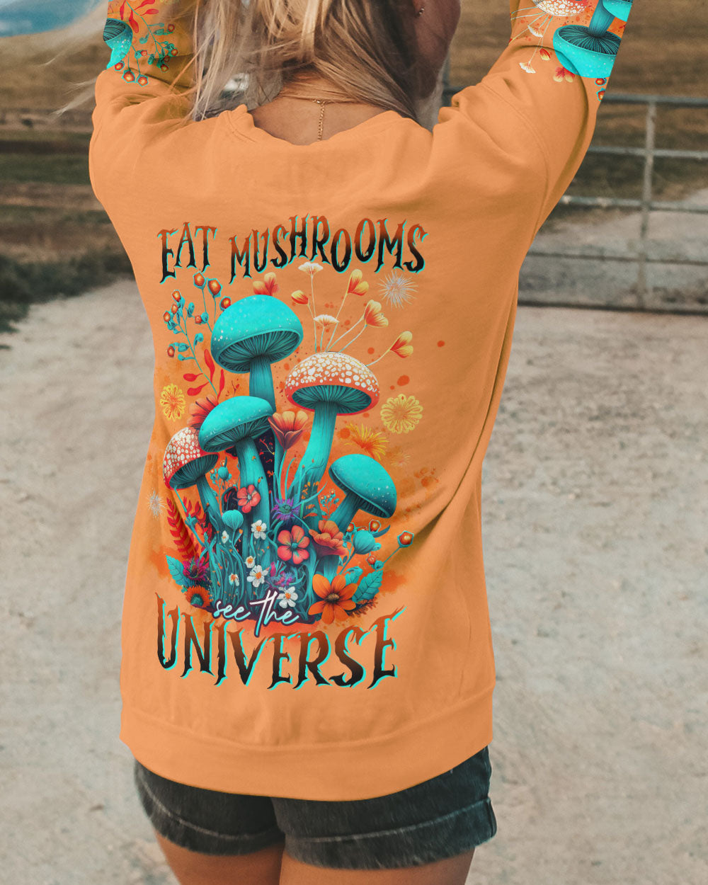 EAT MUSHROOMS SEE THE UNIVERSE ALL OVER PRINT - TLTW2504235