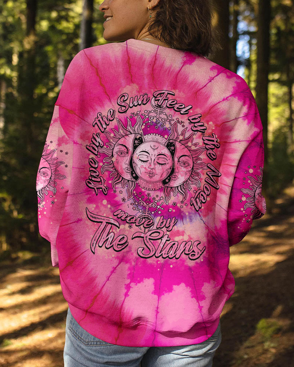 LIVE BY THE SUN PINK TIE DYE ALL OVER PRINT - TYTM0805231