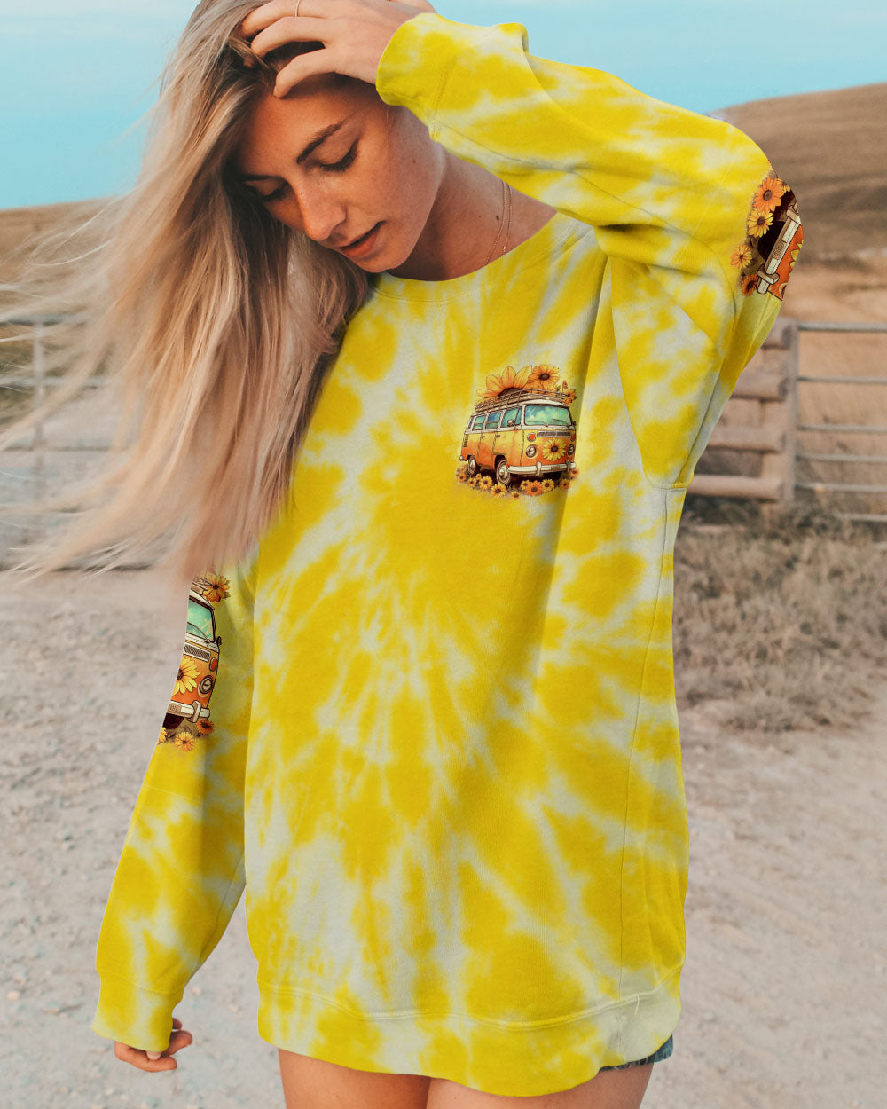 RUNNING AGAINST THE WIND TIE DYE ALL OVER PRINT - TYTD0905234