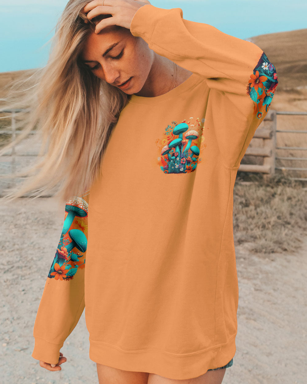 EAT MUSHROOMS SEE THE UNIVERSE ALL OVER PRINT - TLTW2504235