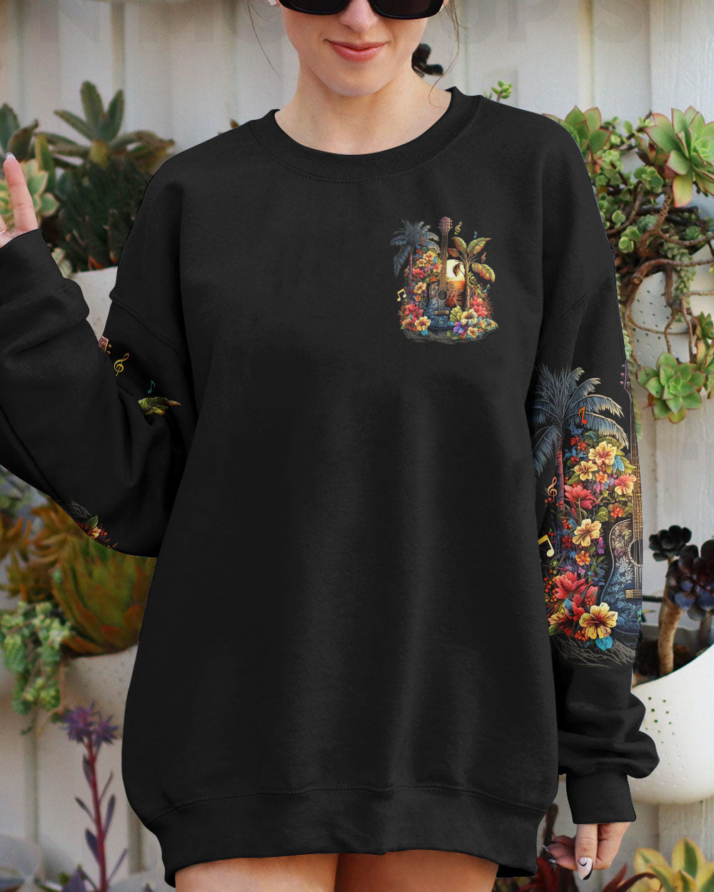 WHISPER WORDS OF WISDOM TROPICAL GUITAR ALL OVER PRINT - TLTW2504231