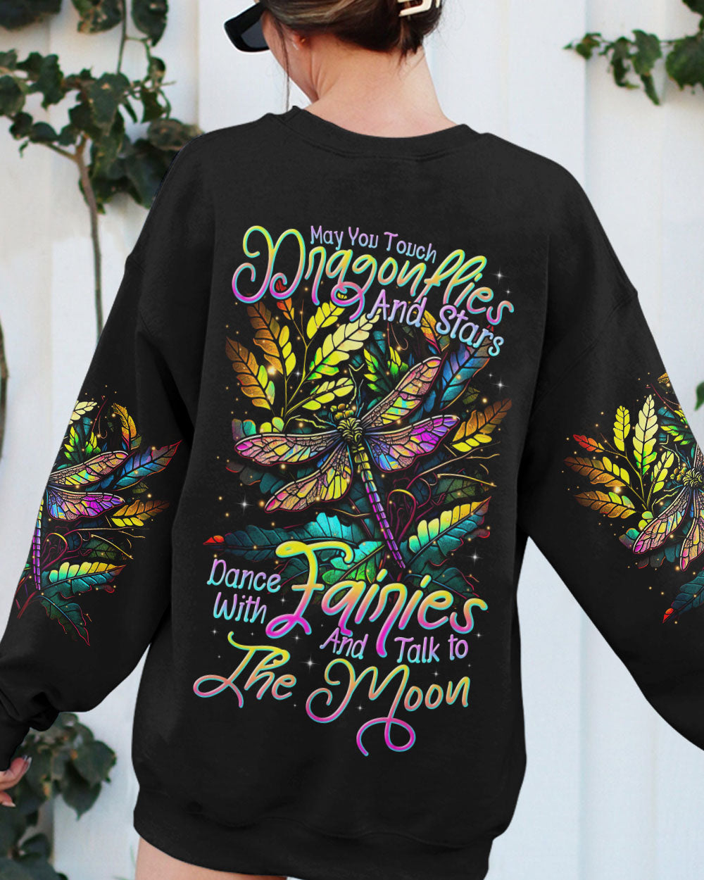 MAY YOU TOUCH DRAGONFLIES AND STARS ALL OVER PRINT - TLTR1505231
