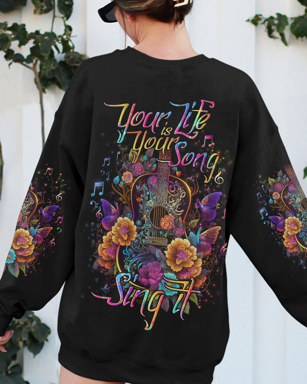 YOUR LIFE IS YOUR SONG GUITAR ALL OVER PRINT - TLNO1804232