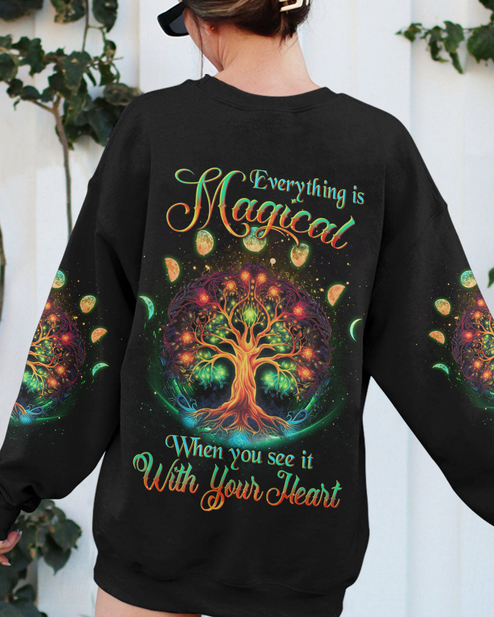 EVERYTHING IS MAGICAL WHEN YOU SEE IT TREE OF LIFE MOON ALL OVER PRINT - YHDU1005233