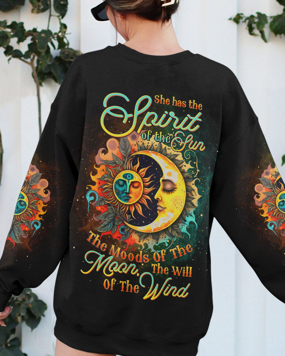 SHE HAS THE SPIRIT OF THE SUN ALL OVER PRINT - YHDU0805233