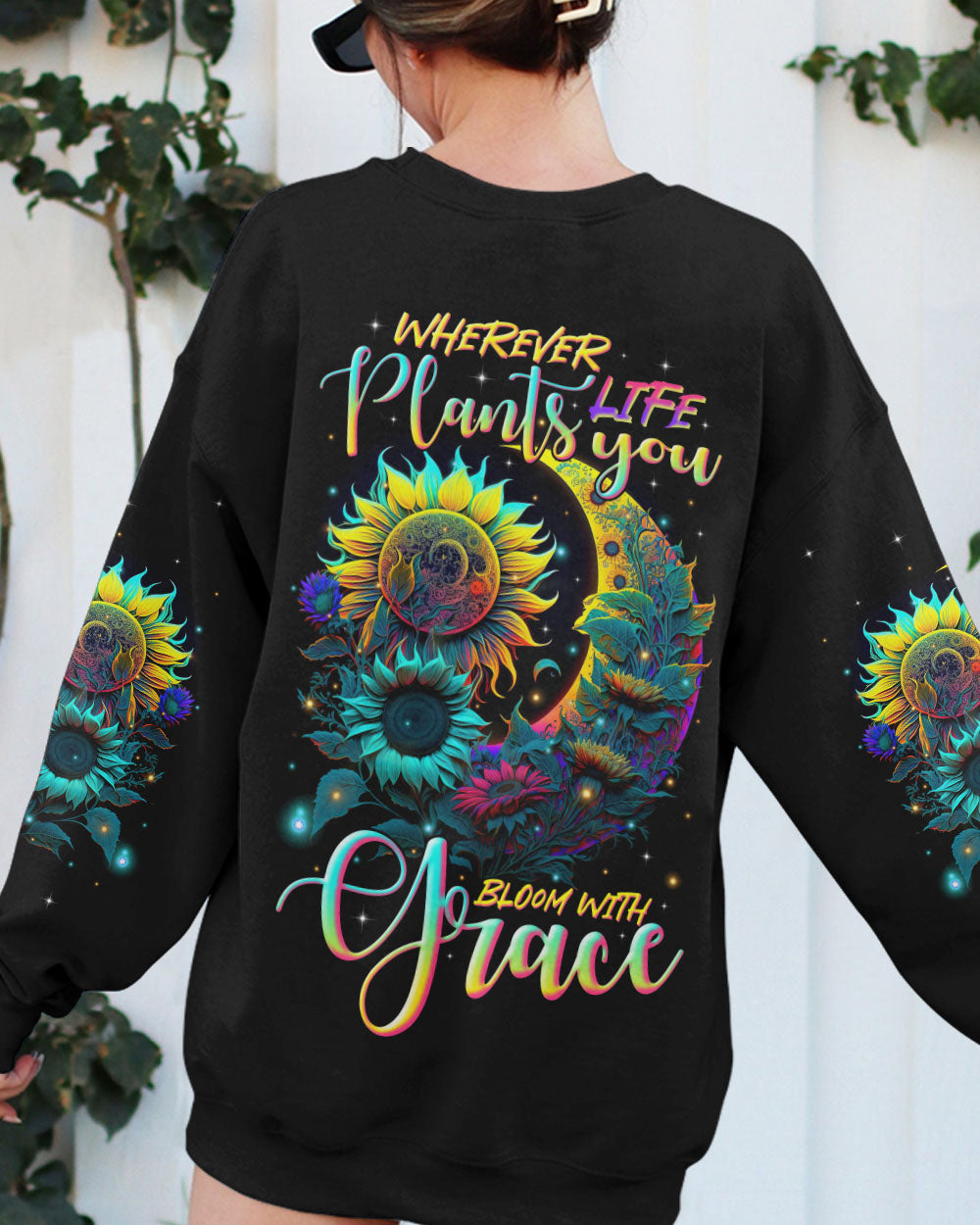 BLOOM WITH GRACE SUNFLOWER ALL OVER PRINT - TLTR2704233