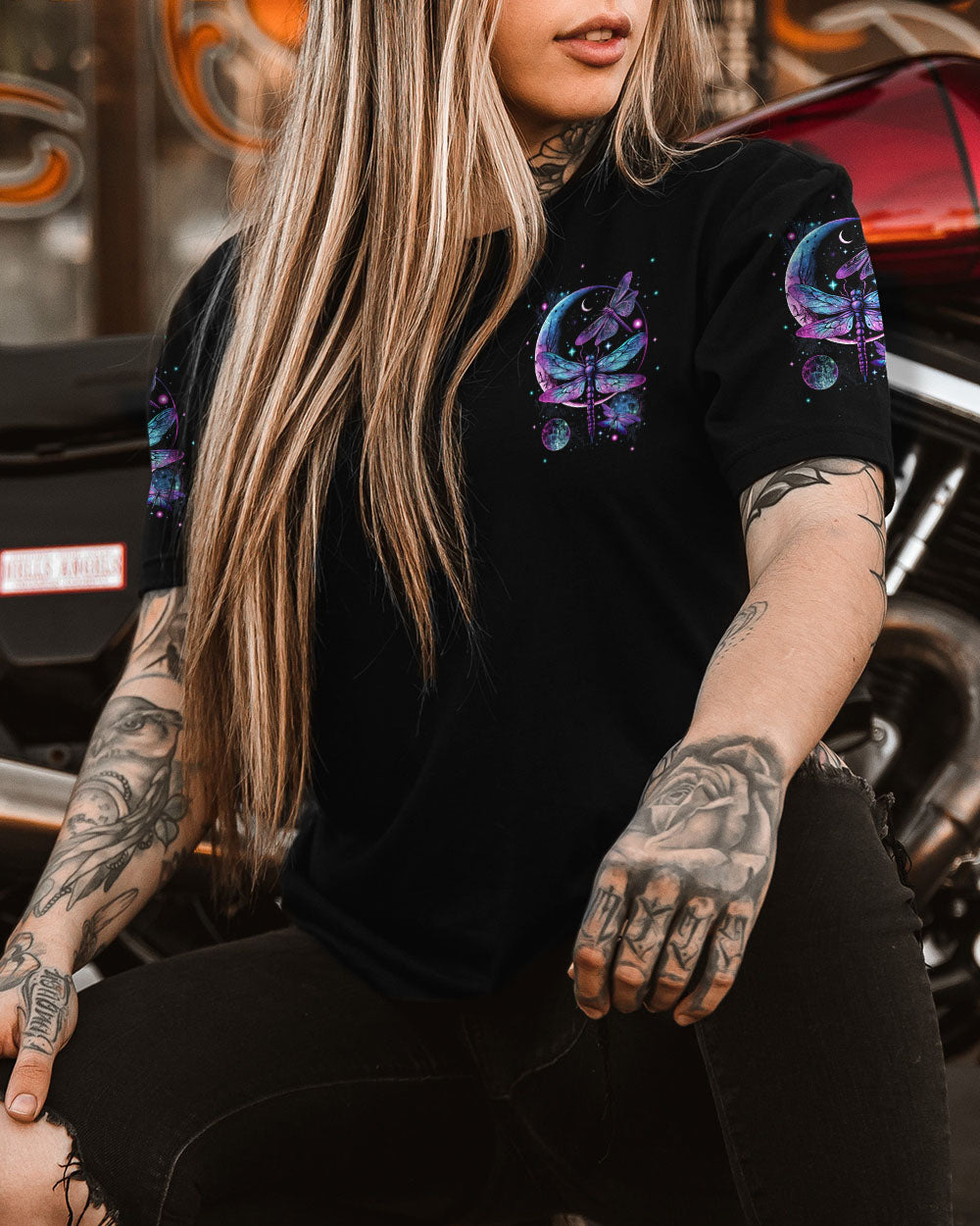 CHOOSE TO USE YOUR WINGS DRAGONFLY ALL OVER PRINT - TYTM0304233