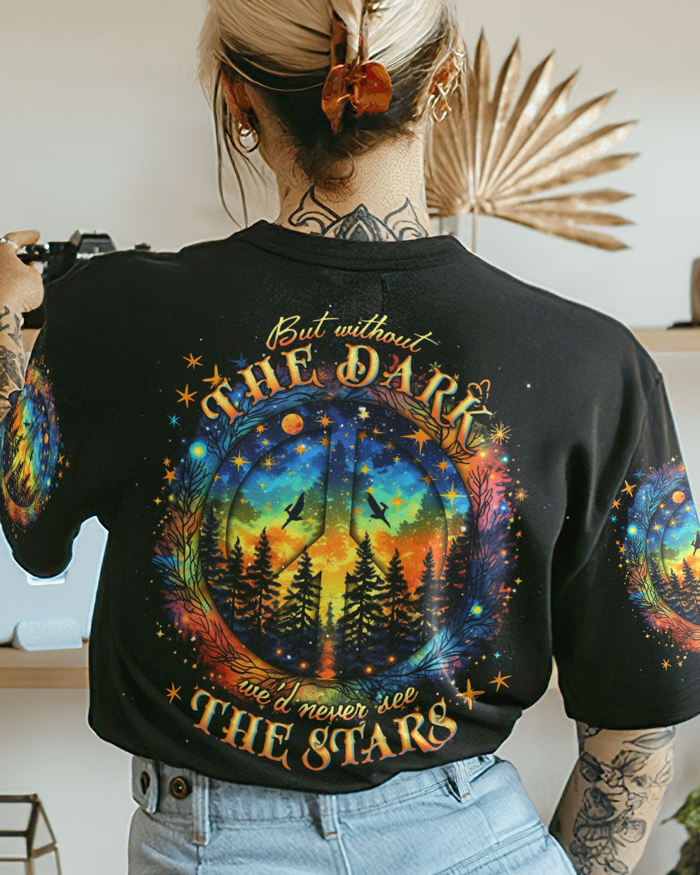 BUT WITHOUT THE DARK FOREST COLORFUL ALL OVER PRINT - TLNT2205232