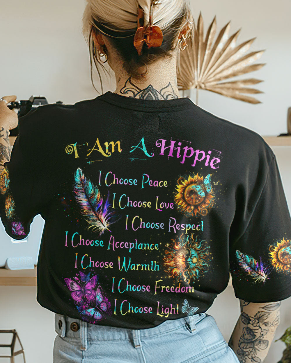 I AM A HIPPIE ALL OVER PRINT - TYTD2104231