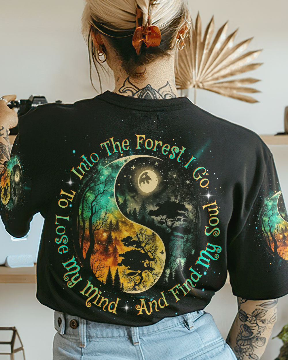 INTO THE FOREST I GO YINYANG ALL OVER PRINT - TLTR1904233