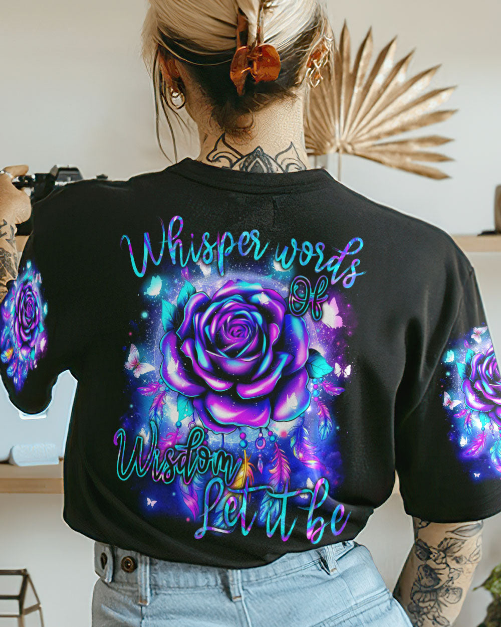 WHISPER OF WISDOM ROSE ALL OVER PRINT - TYTM1704231