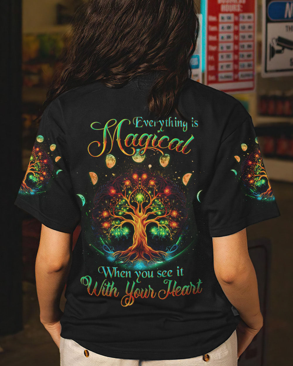 EVERYTHING IS MAGICAL WHEN YOU SEE IT TREE OF LIFE MOON ALL OVER PRINT - YHDU1005233