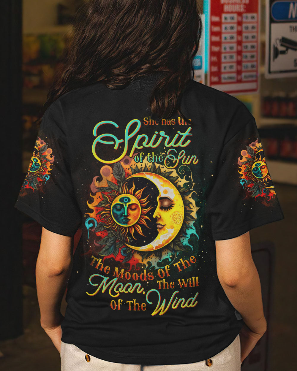 SHE HAS THE SPIRIT OF THE SUN ALL OVER PRINT - YHDU0805233