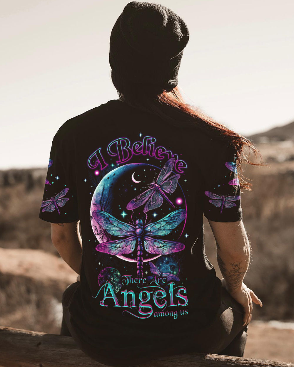 I BELIEVE THERE ARE ANGELS AMONG US ALL OVER PRINT - TY1904234
