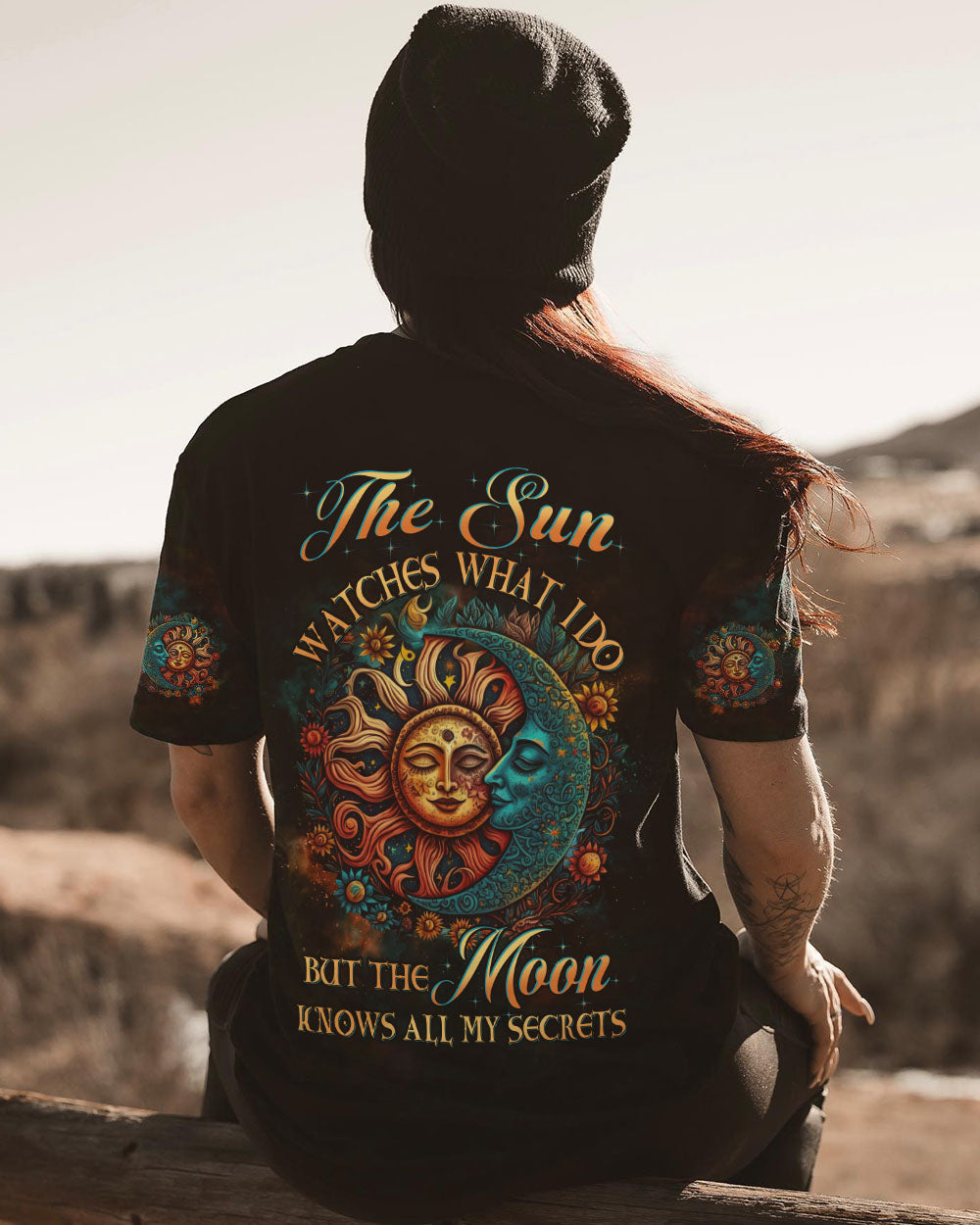 THE SUN WATCHES WHAT I DO ALL OVER PRINT - YHHG0905233