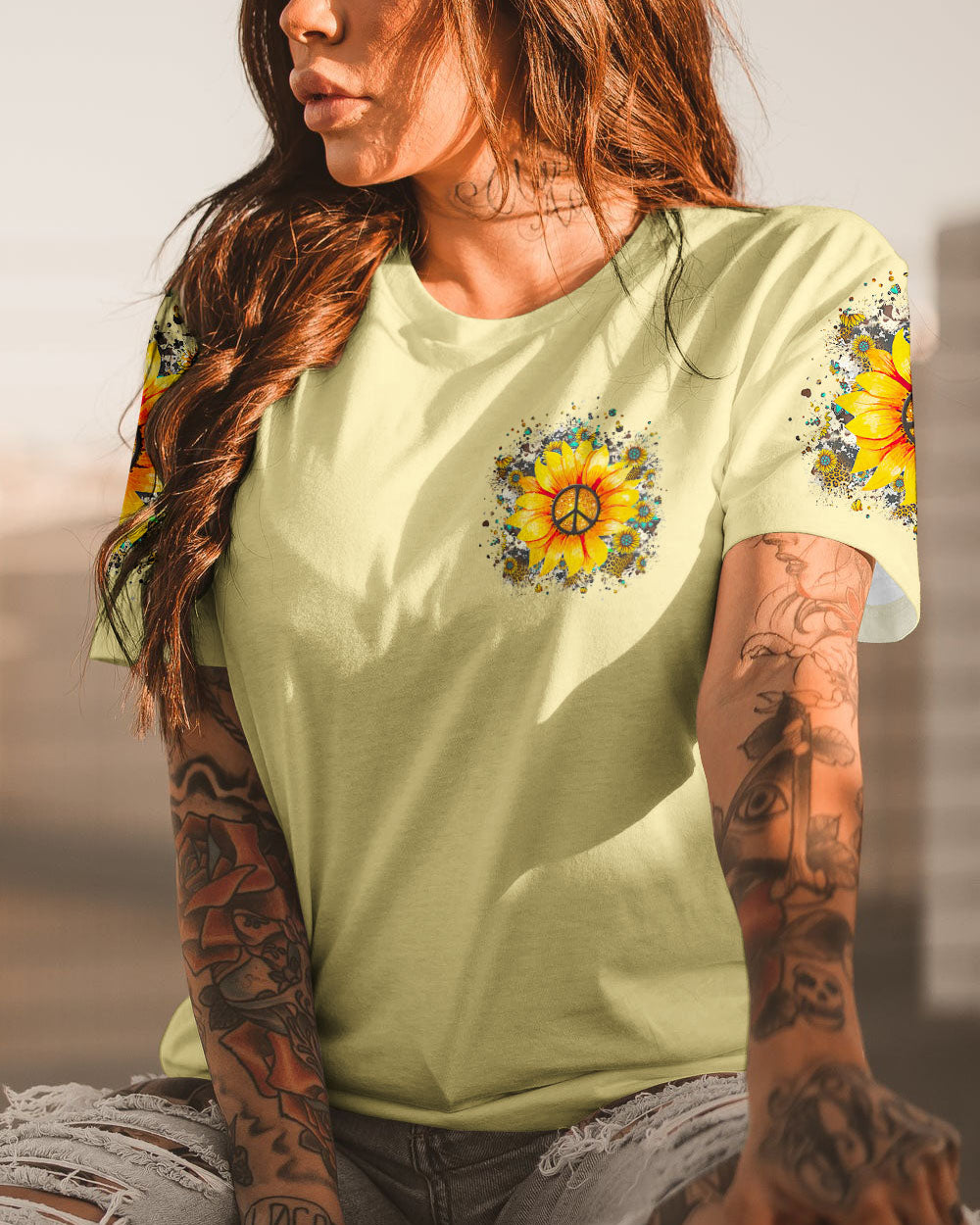 HIPPIE SOUL SUNFLOWER ALL OVER PRINT - TLTR1904231