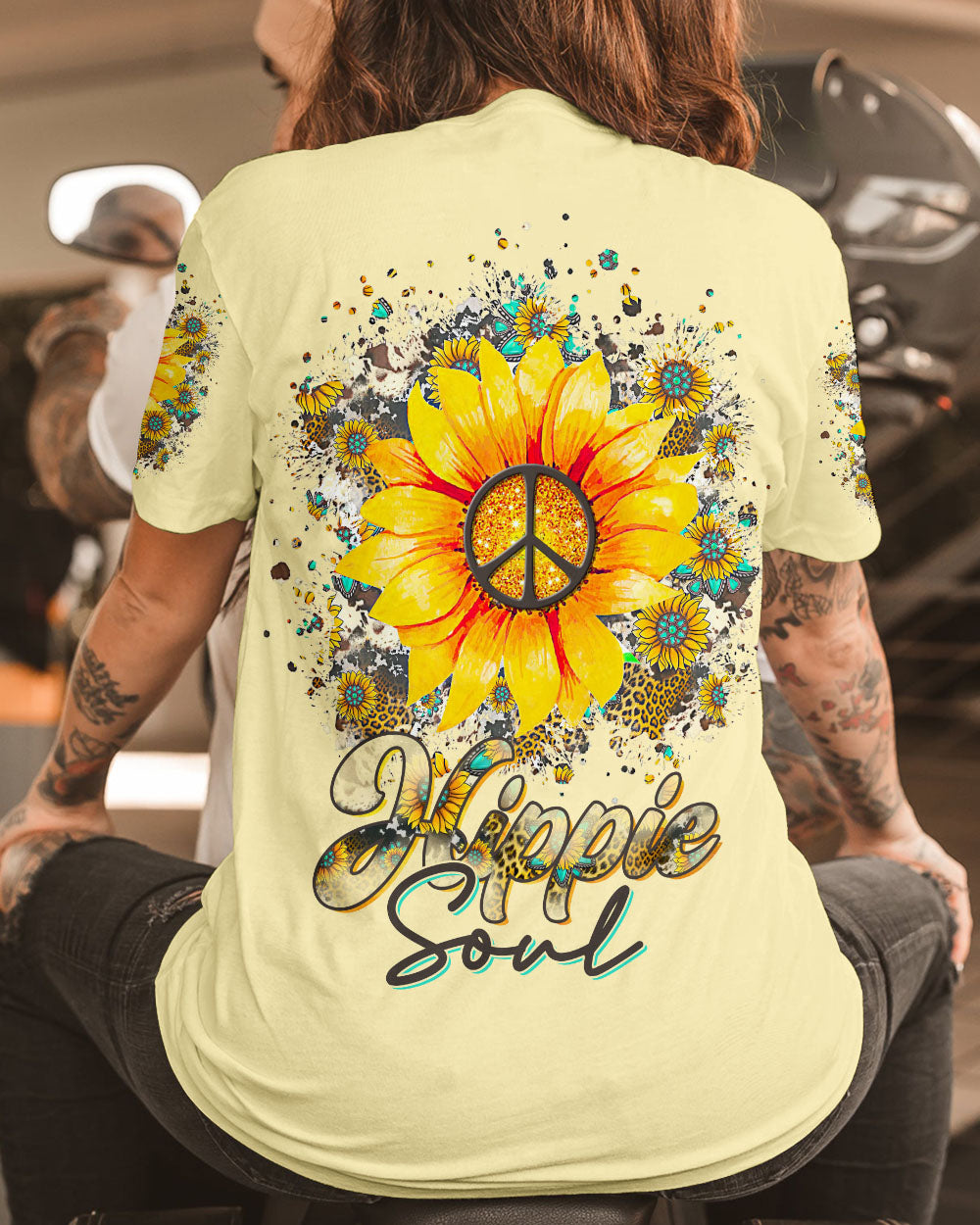 HIPPIE SOUL SUNFLOWER ALL OVER PRINT - TLTR1904231