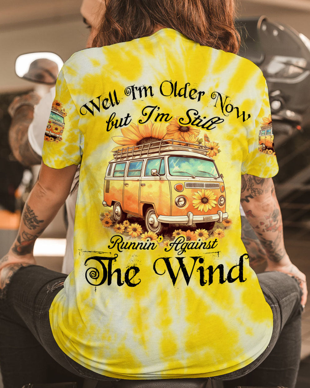 RUNNING AGAINST THE WIND TIE DYE ALL OVER PRINT - TYTD0905234