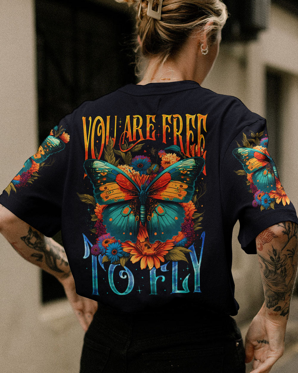 YOU ARE FREE TO FLY ALL OVER PRINT - TY1703231