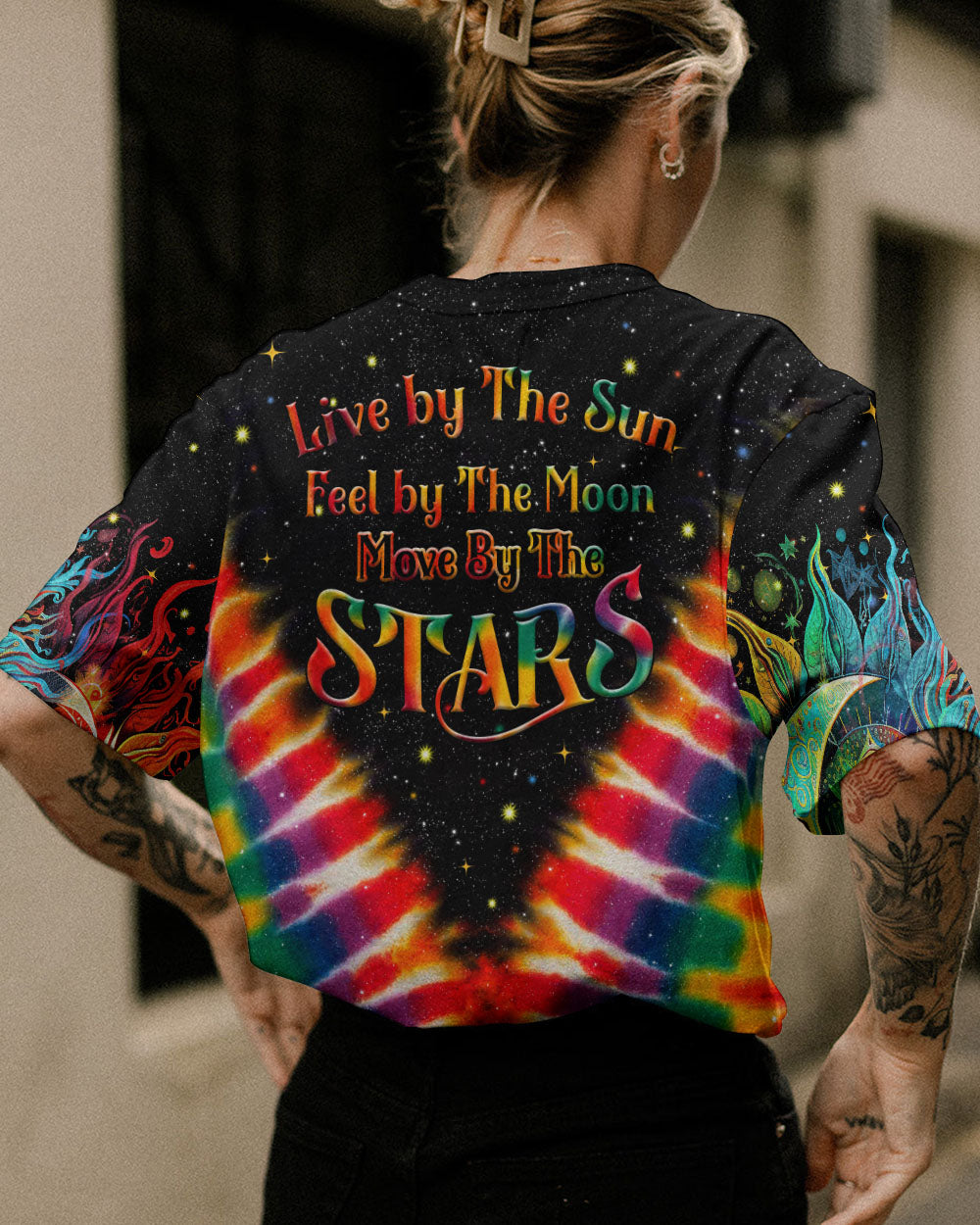 LIVE BY THE SUN TIE DYE ALL OVER PRINT - TYTM1305231