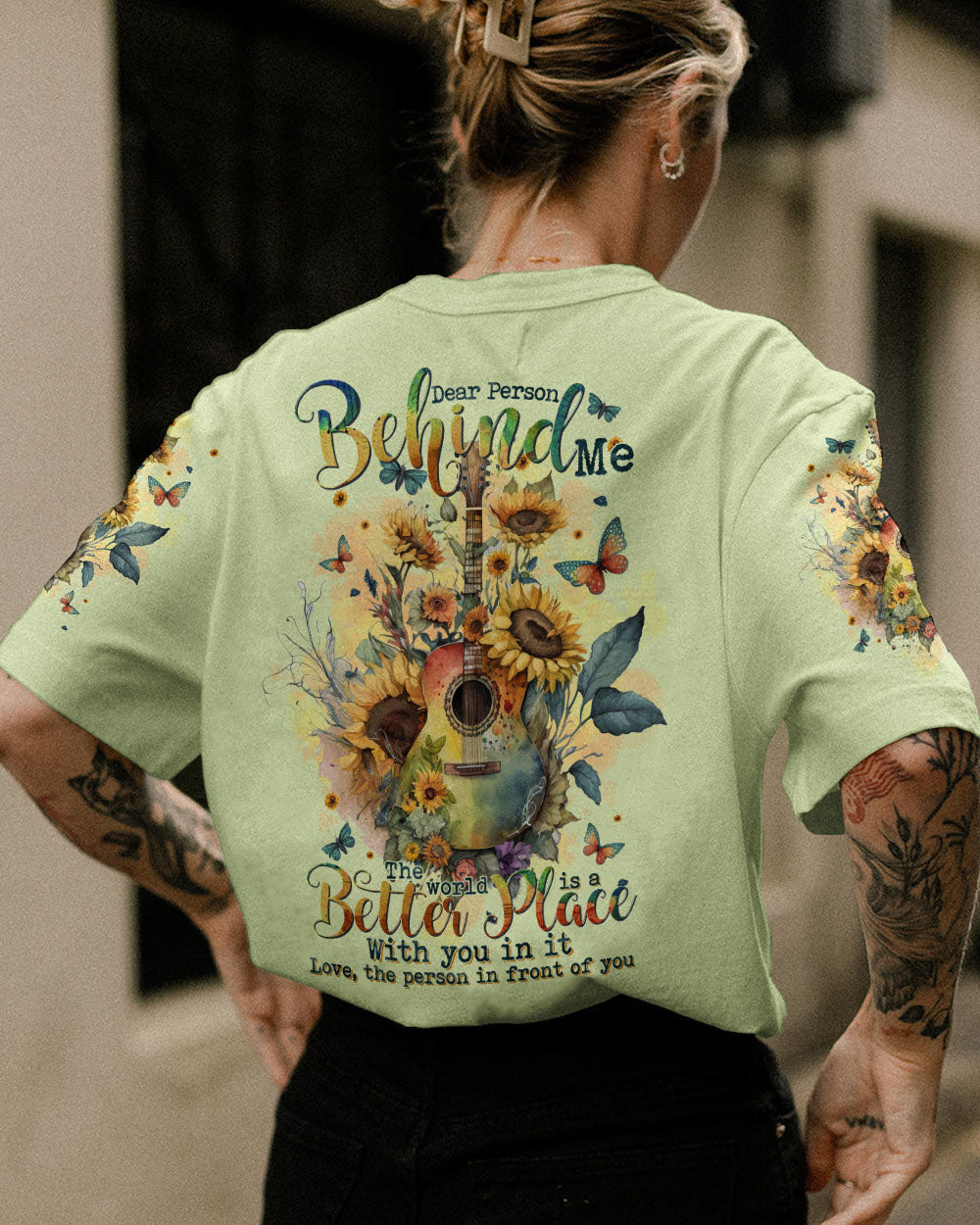 DEAR PERSON BEHIND ME GUITAR ALL OVER PRINT - TLTR2604231