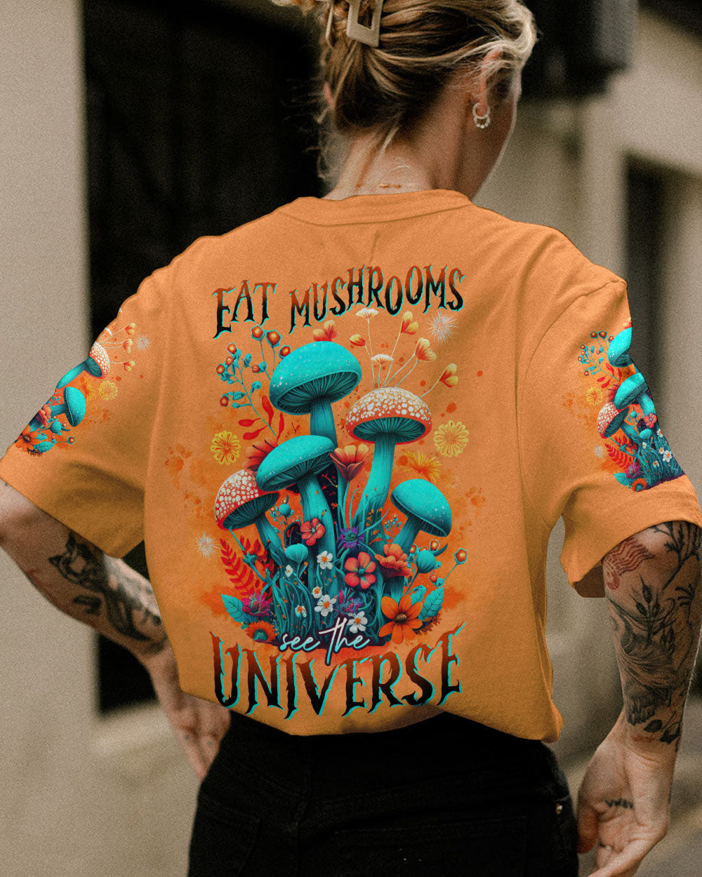 EAT MUSHROOMS SEE THE UNIVERSE ALL OVER PRINT - TLTW2504235
