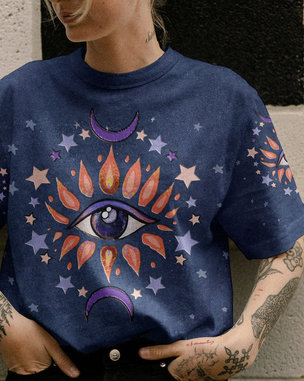 THE EYES ARE USELESS WHEN THE MIND IS BLIND ALL OVER PRINT - YHLN2604233
