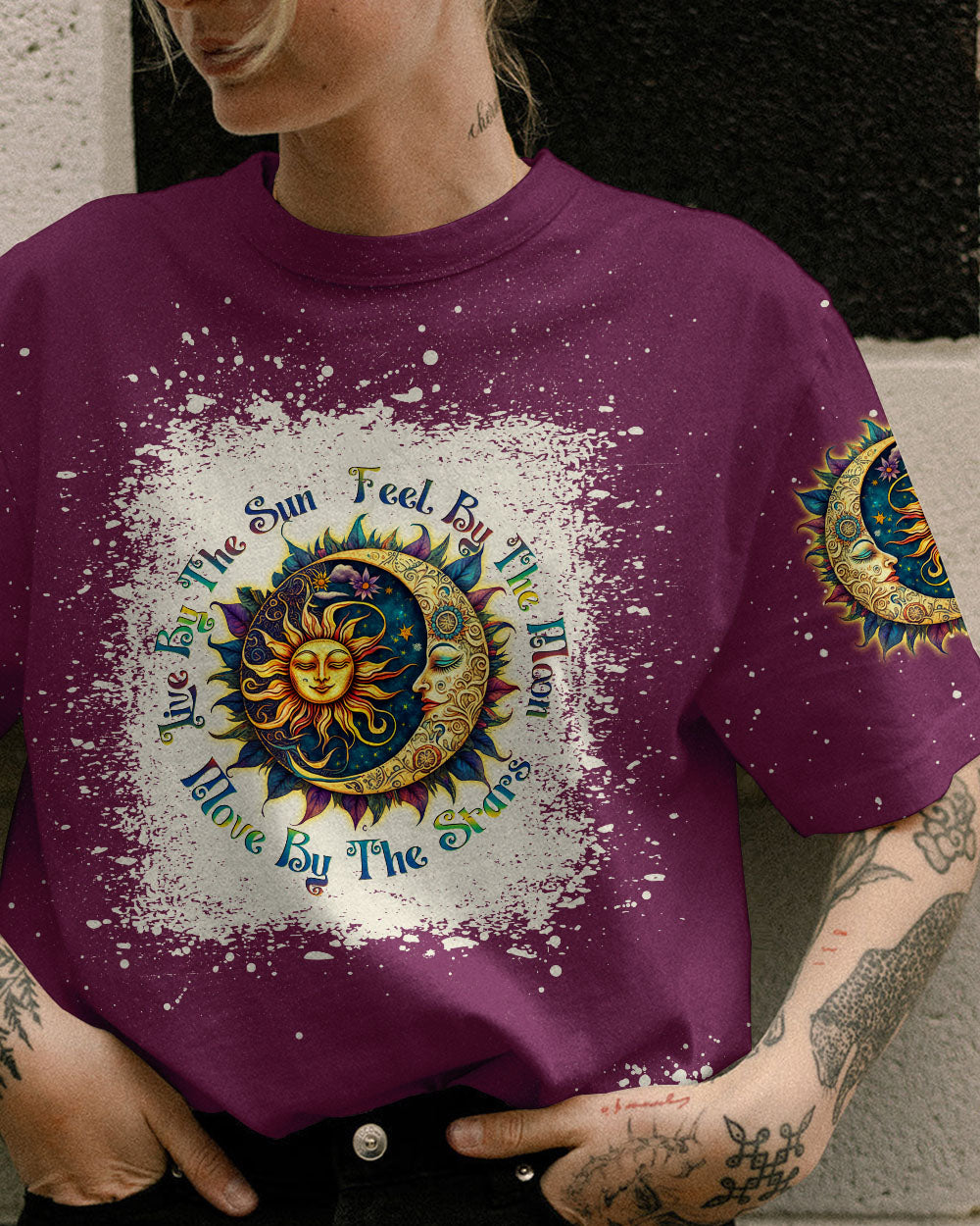 LIVE BY THE SUN BLEACHED ALL OVER PRINT - YHDU0405233