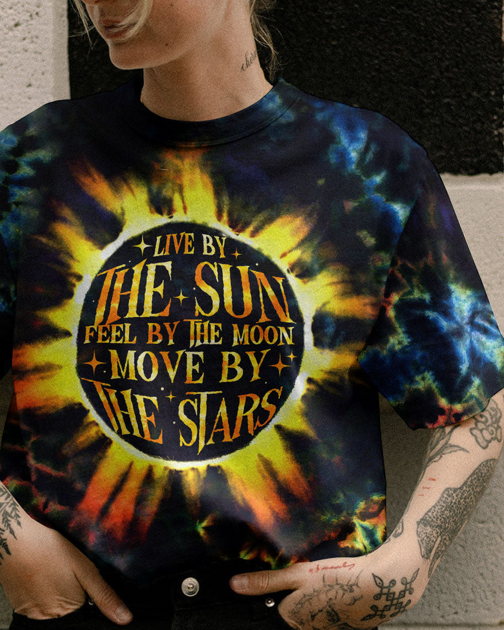LIVE BY THE SUN TIE DYE ALL OVER PRINT - TLTW2305231