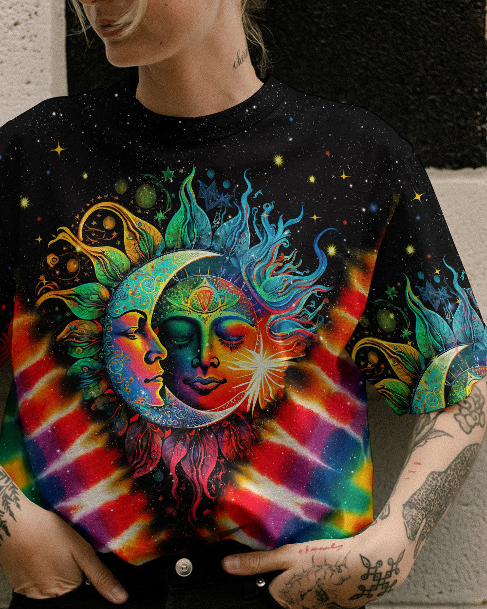 LIVE BY THE SUN TIE DYE ALL OVER PRINT - TYTM1305231