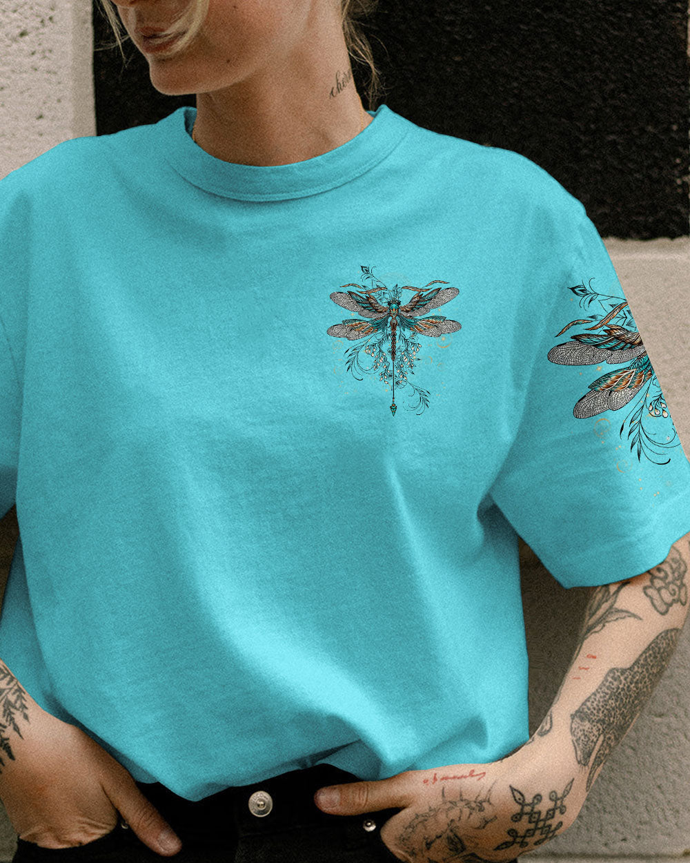 MAY YOU TOUCH DRAGONFLIES AND STARS ALL OVER PRINT - YHLN0405233